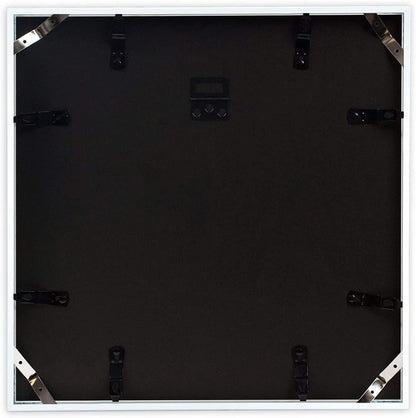 , Aluminum Album Frame Display 12.5X12.5 Vinyl Record, Brushed Metal Finish Records Frames, Acrylic Glass Front, for 12'' Album Cover (1 Pack Silver)