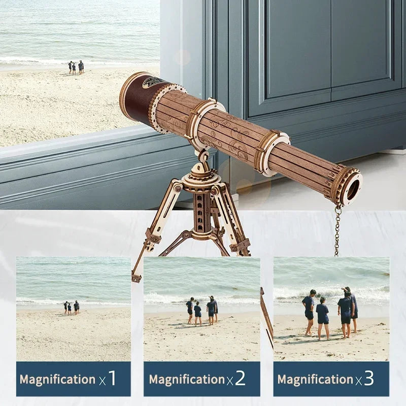 Robotime  Monocular Telescope 3D Wooden Puzzle